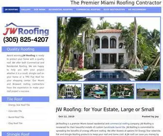 Jwroof.com(JW Roofing) Screenshot