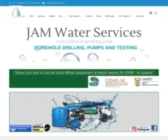 Jwservices.co.za(JAM Water Services) Screenshot