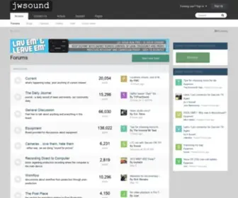 Jwsoundgroup.net(Forums) Screenshot