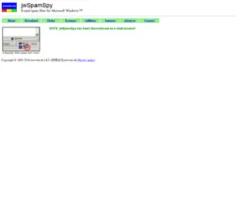 JWspamspy.net(E-mail spam filter for Microsoft Windows) Screenshot