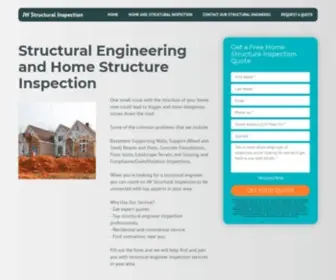 JWStructuralinspection.com(Our Certified Structural Engineers Provide Expert Home Structure Inspection) Screenshot