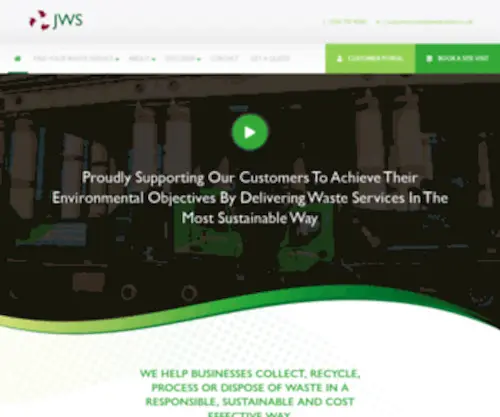 JWswaste.co.uk(Skip Hire & Waste Management Services for Greater Manchester) Screenshot