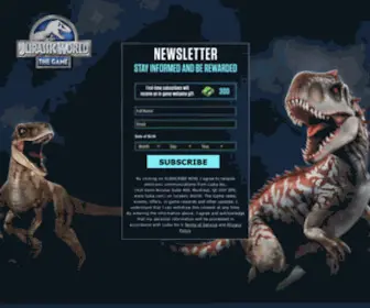 JWthegame.com(Jurassic World) Screenshot