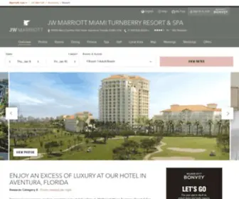 Jwturnberry.com(Luxury Hotel in Aventura) Screenshot