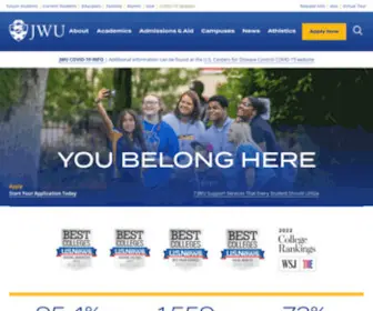 Jwu.edu(About Johnson & Wales University) Screenshot
