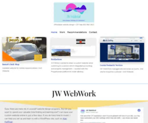 JWWebwork.com(Website) Screenshot