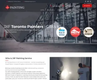 JXfpaintingservice.ca(Toronto Painters) Screenshot