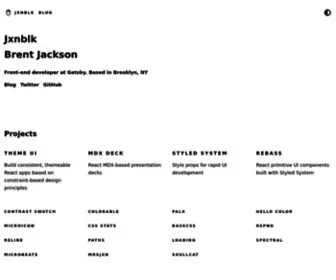 JXNBLK.com(Brent Jackson) Screenshot