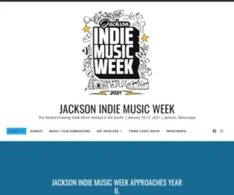 Jxnindiemusic.com(Jackson Indie Music Week) Screenshot