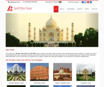 Jyotidaytours.com(North India Travels) Screenshot
