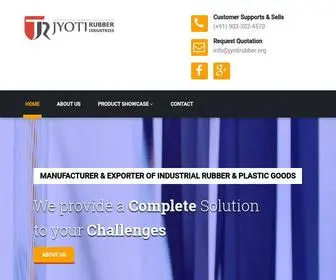 Jyotirubber.org(Jyoti Rubber Industries) Screenshot