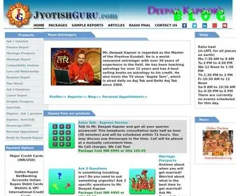 Jyotishguru.com(Astrology by Deepak Kapoor) Screenshot