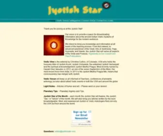 Jyotishstar.com(Vedic Astrology Information) Screenshot