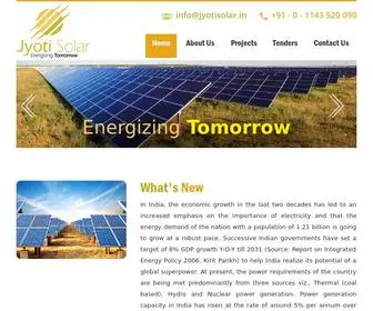 Jyotisolar.in(Jyoti Solar) Screenshot