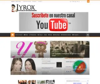 Jyrox.com(Curiosidades, Entretenimientos, Datos Curiosos e Interesantes) Screenshot