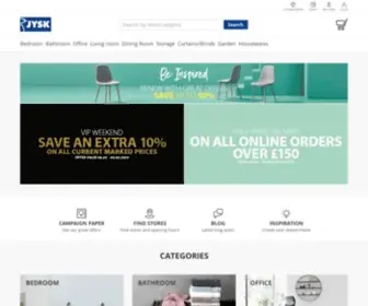 JYSK.co.uk(Buy furniture online) Screenshot