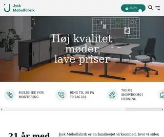 JYSkmobelfabrik.dk(Jysk Møbelfabrik) Screenshot