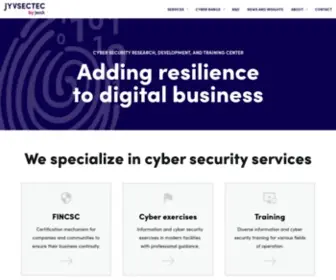 JYvsectec.fi(Jyväskylä Security Technology) Screenshot