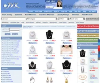 JYxpearl.com(Wholesale China Pearls Jewelry) Screenshot