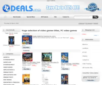 Jzdeals.com(Huge selection of video games) Screenshot