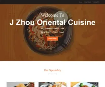 Jzhouorientalcuisine.com(J Zhou Oriental Cuisine) Screenshot