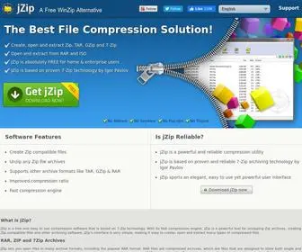 Jzip.com(Based on 7Zip) Screenshot