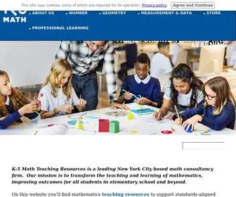 K-5Mathteachingresources.com(5 Math Teaching Resources) Screenshot