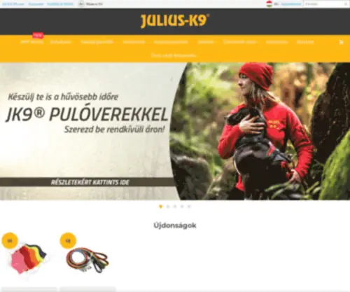 K-9.hu(Julius-K9 webáruház) Screenshot