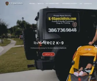 K-9Specialists.com(German Shepherd Dogs) Screenshot