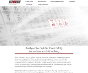 K-Alpha.de(K-ALPHA INSTRUMENTS GMBH) Screenshot