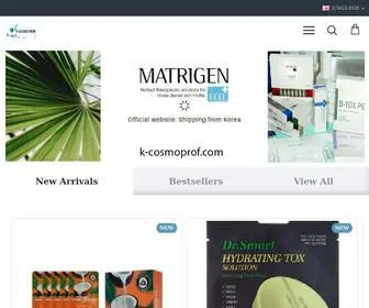 K-Cosmoprof.com(Korea Cosmetics Worldwide) Screenshot
