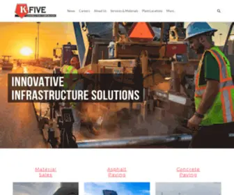 K-Five.com(K-Five Construction) Screenshot