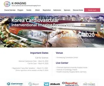 K-Imaging.org(Korea Cardiovascular Interventional Imaging ForumKorea Cardiovascular Interventional Imaging Forum ) Korea Cardiovascular Interventional Imaging Forum 2020) Screenshot