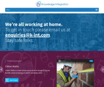 K-INT.com(Knowledge Integration) Screenshot