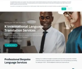 K-International.com(Language Consultancy) Screenshot