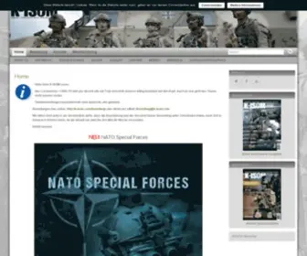 K-Isom.com(Kommando International Special Operations Magazine) Screenshot