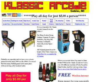 K-K-Amusement.com(Klassic Arcade) Screenshot