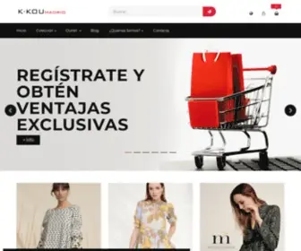 K-Kou.com(Fabricante de ropa) Screenshot