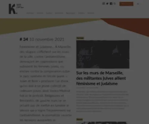 K-Larevue.com(K. Les Juifs) Screenshot