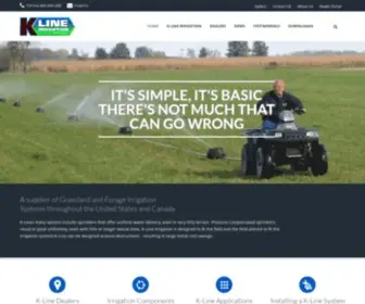 K-Linena.com(K-Line Irrigation) Screenshot