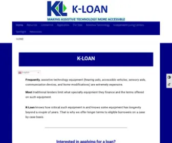 K-Loan.net(Home › K) Screenshot