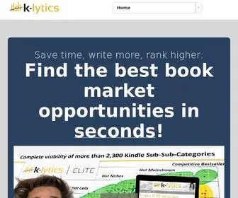 K-Lytics.com(E-Book Publishing Success) Screenshot