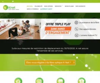 K-Net.fr(Opérateur Fibre Optique de Proximité) Screenshot