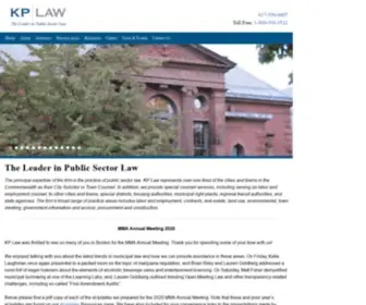 K-Plaw.com(The principal expertise of the firm) Screenshot