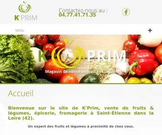 K-Prim.fr(Primeur, épicerie, fromagerie à Saint) Screenshot