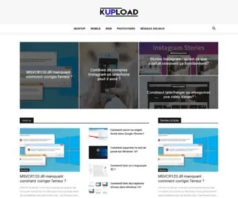 K-Upload.fr(Blog tendances web et high tech) Screenshot