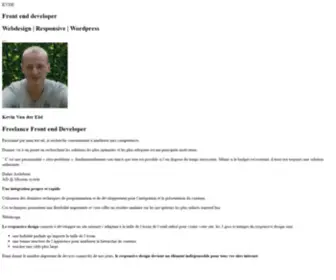 K-Vde.be(Front End Developer) Screenshot
