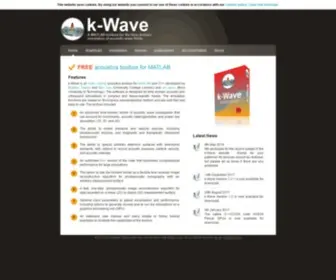 K-Wave.org(A MATLAB toolbox for the time domain simulation of acoustic wave fields) Screenshot