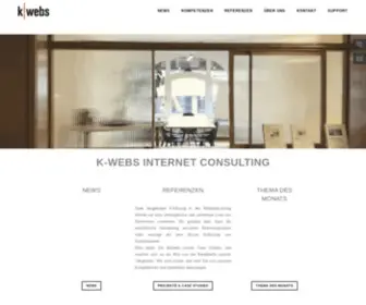 K-Webs.ch(K-webs l Webentwicklung, E-Commerce & Consulting von Web-Experten) Screenshot