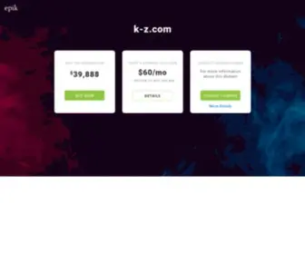 K-Z.com(Premium domains detail) Screenshot
